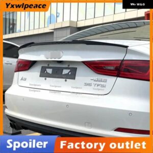 アウディ A3 S3 8V セダン 2014-20 ABS 材料プライマーカラー リア トランク スポイラー ウイング