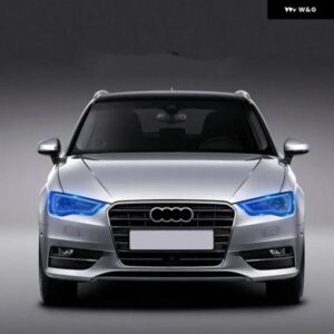 アウディ Q5L/A6L/Q2/A3/Q3/A4L/Q7/A5 スモークブラック ヘッドライト フィルムリペア傷 フィルムカー スタイリング アクセサリー