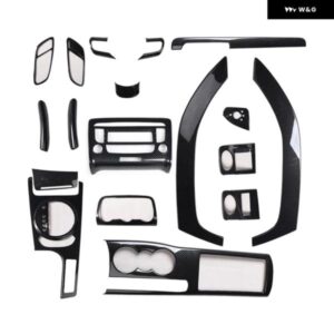 アウディ TT MK2 8J 2008-13 プラスチック カーボン スタイル 装飾 アクセサリー インテリア ギア トリム ステッカー