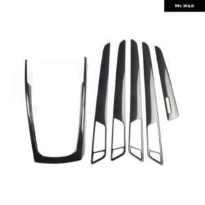 アウディ Q5 8R 2010 2012-18 プラスチック カーボン スタイル 装飾 アクセサリー インテリア トリム ステッカー