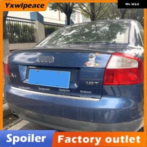 アウディ A4 B6 S ライン スタイル PU素材 プライマーカラー リア トランク リップ スポイラー カーアクセサリー A4 B6 2001-04