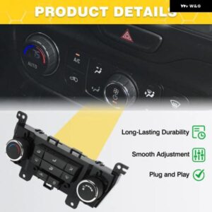 シボレー 95017054 96983927 655-02330 A/C ヒーター気候 制御 温度 パネル クルーズサルーン 2009-2016