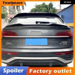 アウディ Q5 スポーツバック 2021-23 カーアクセサリー ABS プラスチック リアミドル ウイング リップ ブーツ スポイラー