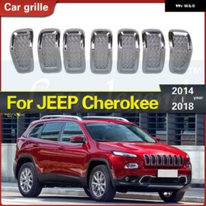 ジープ グリル レーシング グランド チェロキー 2014-2019+ インサートメッシュベント ベゼル リング アウトレット エクステリア スタイリング グランド チ