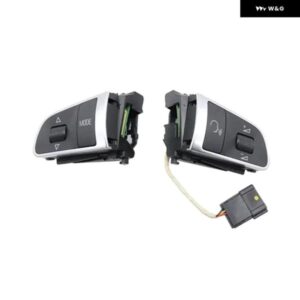 アウディ LR ステアリングホイール ボタン MFSW コントロール スイッチ クルーズ コントロール スイッチ Q5 Q7 A3 A4 A5 A8L A7 A6 C6 A8 S5