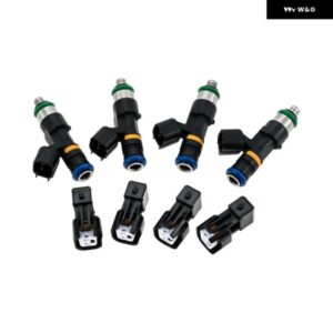 アウディ 4セット 0280158117 52さっき 550CC 燃料 インジェクター プラグ アダプター キット 2000-05 A4 TT ゴルフ ジェッタ パサート 1.8T 20V ターボ エ