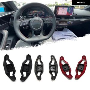 アウディ ステアリングホイール パドルシフター A6S6 A7 RS7 A8 S8 A4 S4 A5 S5 B9 E-TRON4Kギアパドルエクステンションを交換