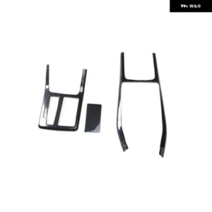 アウディ Q7 2020-24 2025 プラスチック カーボン スタイル 装飾 アクセサリー ペースター インテリア ギア ドア トリム ステッカー