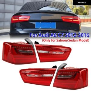アウディ 1個 リア バンパー テール ブレーキライト A6 C7 2012-2016 サルーン/セダンモデル専用