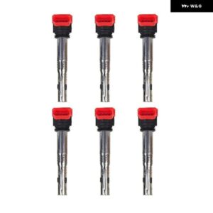 アウディ 6個 イグニッション コイル Q5 Q7 A6 ポルシェ パナメーラ VW UF529 2014-19 06E905115E 06E-905-115D