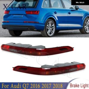 アウディ Q7 2016 2017 2018 リア バンパー リフレクター ライトテールストップフォグブレーキ ウィンカーランプ 4 電球 付き