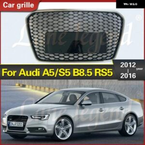 アウディ カー スタイリング 吸気 グリル RS5 スタイル グリル A5/S5 B8.5 2012-16 フロント バンパー グリル アクセサリー
