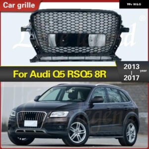 アウディ SQ5 スタイル フロント バンパー メッシュ グリル グリル Q5/SQ5 8R 2013-17 レーシング グリル カーアクセサリー