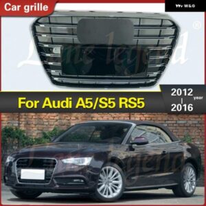 アウディ フロントインレット グリル バンパー グリル ラジエーター グリル A5/S5 2012-16 S5 スタイル グリッド チューニングアクセサリー