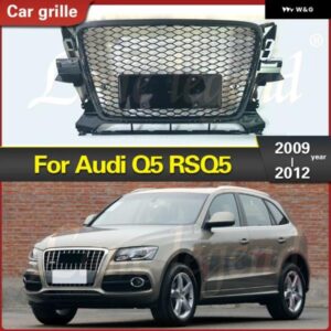 アウディ RSQ5 スタイル フロント バンパー グリル グリル Q5/SQ5 8R 2009-2012 レーシング グリル スタイリング アクセサリー