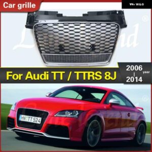 アウディ フロント バンパー グリル TTRS TT/TTS 8J 2006-2014 カスタム TTRS スタイル ラジエーター グリル カーアクセサリーツール