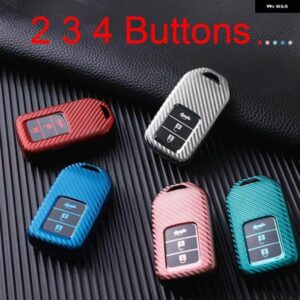 2 3 4 ボタン キーケースカバー シェル FOB ホンダ アコード シビック CRV HRV パイロットフィットフリードオデッセイヴェゼル 2018-2022
