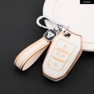 TPU プノンペンキーカバー ケースシェル プジョー 308 408 508 2008 3008 4008 5008 シトロエン C4 C4L C6 C3-XR ピカソ DS3 DS4 DS5