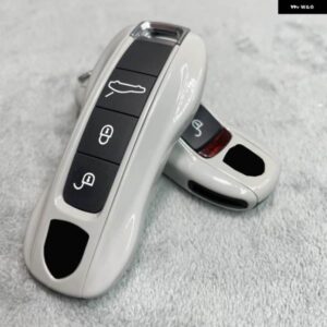 キーケース サブグレー カバー シェル ポルシェ 718 911 パナメーラ カイエン マカン ボクスター ケイマン リモコン FOB 交換
