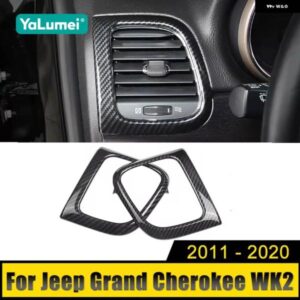 ジープ グランドチェロキー WK2 2011-2013-20 エアコンベントカバー トリム アウトレット フレーム ステッカー