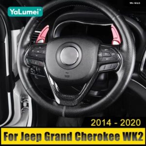 ジープ グランドチェロキー WK2 2014-20 ABS ステアリング ホイールボタン フレームカバー トリム 装飾 ステッカー