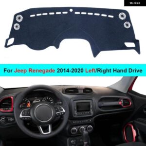 ジープ レネゲード 2014-2019 2020 LHD RHD ラグ 2 層ダッシュボード カバー ケープシェード パッド サンシェード パッド