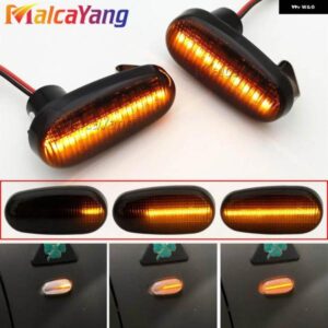 アルファロメオ 水戸 955 147 GT 937 フィアット ブラボー 2 ダイナミック LED サイド マーカーライト 矢印ウィンカー 点滅ウインカーランプ 2個