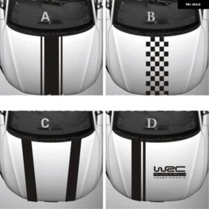 シボレー ビニール レーシング スポーツ デカール ヘッド ステッカー クルーズ フォード モンデオ MK4 フォーカス 2 3 MK2 MK3