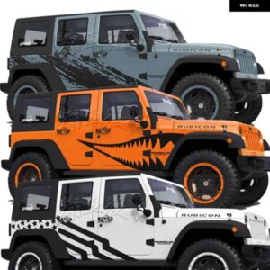 ジープ オフロード外観 ステッカー ラングラー JK JL 車体ガーランド ステッカー に適合