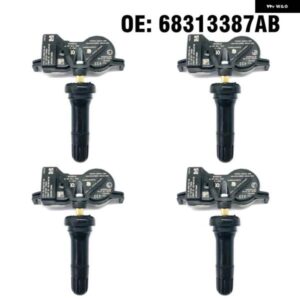 ジープ 4個 TPMS タイヤエア圧 モニター システム 433 MHZ センサー 68313387AB レネゲード用 フィアット 500X ダッジ デュランゴ用