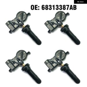 ジープ 4個 TPMS タイヤエア圧 モニター システム 433 MHZ センサー グランドチェロキー ダッジ デュランゴ 2016 2017 2018用