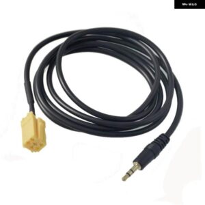 アルファロメオ 車 3.5MM ジャック - ISO 6PIN コネクタ AUX ケーブル フィアット グランデ プント用 159