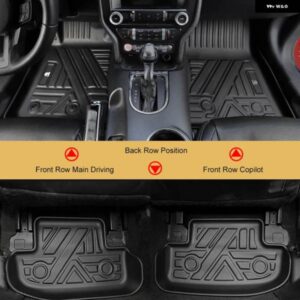 シボレー フロアマット 防水 トランク 敷物 フォード マスタング カマロ 2015-2020 左ハンドル用