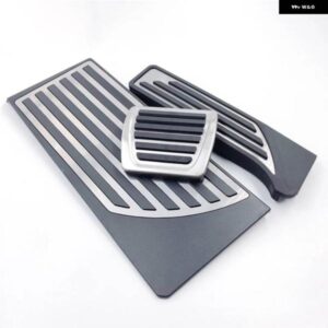 アルファロメオ ステンレス アクセルブレーキ フットレスト ペダル パッド STELVIO 2017-2020穴 あけペダル なしカー