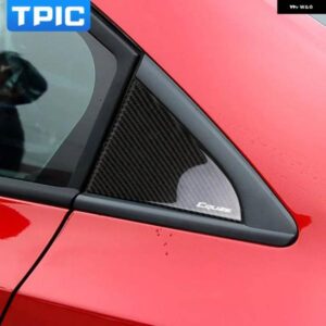 シボレー カーボンリアウィンドウ トライアングル ステッカー パネル カバー 装飾 ストリップ トリム クルーズ