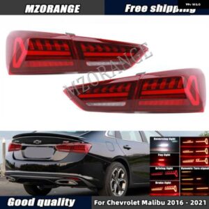 シボレー テールライト マリブ 2016-2021 車 LED リアライト フォグランプ ダイナミック LED ウィンカーリバースブレーキライト
