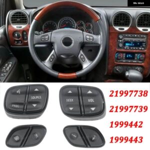 シボレー カーパーツハマー H2 ビュイックレーニア タホ GMC ユーコン 2003-2006 ステアリングホイール ラジオボリューム コントロ
