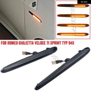 アルファロメオ LED ダイナミック サイド マーカー ライト矢印ウィンカーウインカー ランプジュリエッタ 940 ジュリエットスプリントベローチェ 2010-2021