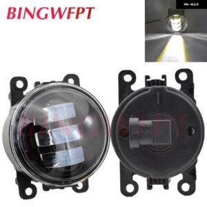 ジープ 2ピース/ペア LED フォグランプ チェロキー KL 2014 2015 2016 コンパス MP 2017 2018 レネゲード BU 2015 2016 2017