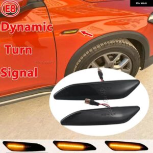 アルファロメオ 2個 LED ダイナミック サイドマーカー ライト矢印ウィンカーウインカーランプ 156 147 フィアット TIPO ランチア デルタ 3 イプシロン