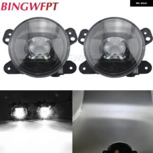 ジープ 2個 LED レンズ フォグライト 30ワット フロントバンパー フォグランプ 8000LM 12V ラングラーグランドチェロキー 2011 2012 2013