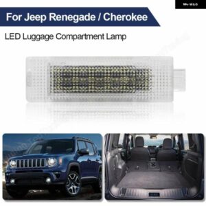 ジープ 1X チェロキー レネゲード 2015-2021 LED キャリアコンパートメント インテリア トランク ライト グローブ ボックス ランプ OEM#:68163956AA