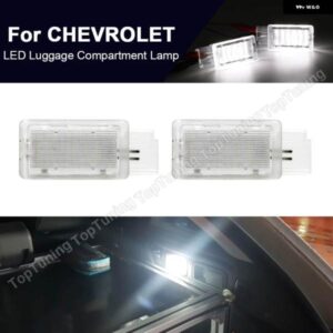 シボレー 2個 LED キャリアコンパートメントライト トランク ランプ カマロコルベット クルーズ スプリング分インパラオーランドソニックスパー