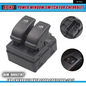 シボレー フロント電動 パワーウィンドウ メインスイッチリフターコントロールボタン アベオ 2006-2011 OEM#:96652187
