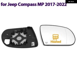 ジープ サイドドアウイングミラー ガラス 暖房交換 2017-2022 コンパス MP ACCESORIOS