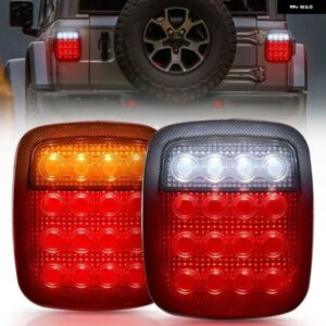 ジープ 16LED テールライト ブレーキ リバース ウインカー ライト ラングラー CJ TJ YJ ウインカー機能あり/なし
