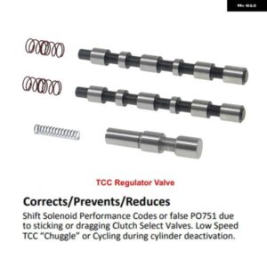 シボレー クラッチ選択バルブ 6L8 CS-TCC レギュレーターバルブ キット すべて 6L45 6L50 6L80 6L90 2006-ON