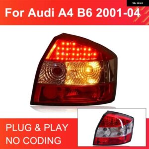 アウディ 1ペア テールライト アセンブリ A4 B6 2001/04/01 テールライト ランニングターニングブレーキリア テールライト