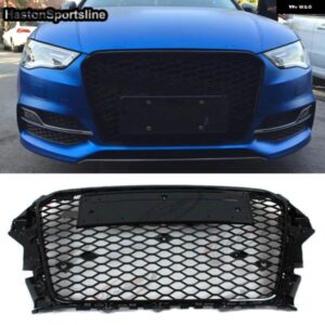 アウディ A3 RS3 レーシンググリル フロントハニカムフード エンジン グリル A3 S3 SLINE 8V 2014-2016