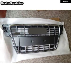 アウディ A4 SLINE レーシンググリル S4 クローム GERY ABS フロントバンパー スポーツフード エンジン ガード 2009-2012